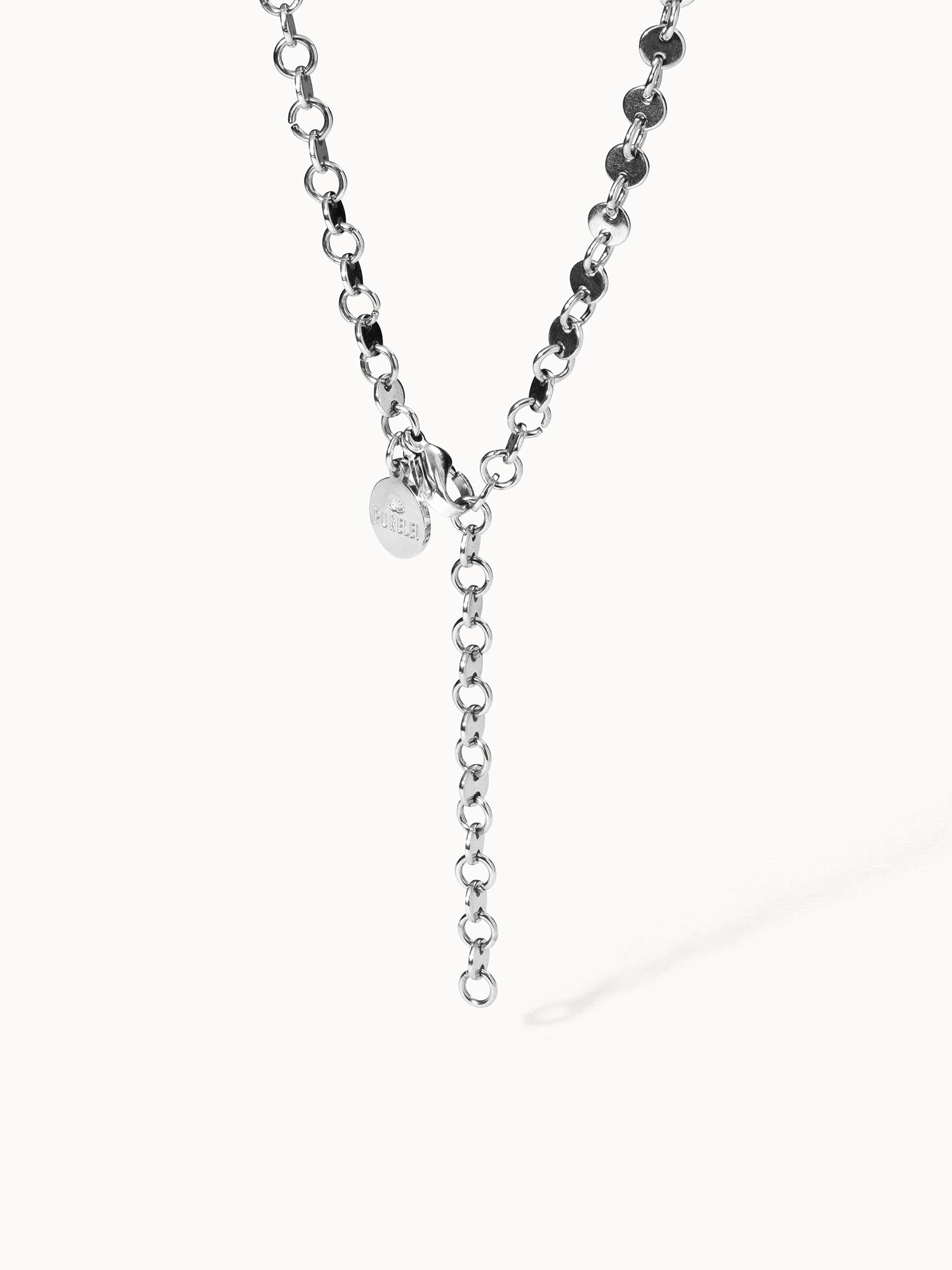 Purelei Pure Kette aus silbernem Edelstahl mit verstellbarer Länge und minimalistischer Eleganz, clean & zeitlos.