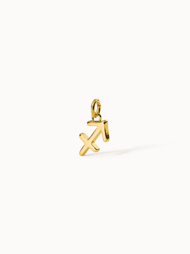 Schütze Zodiac Charm aus 18K vergoldetem Edelstahl, minimalistisches Design, pur und elegant von PURELEI.