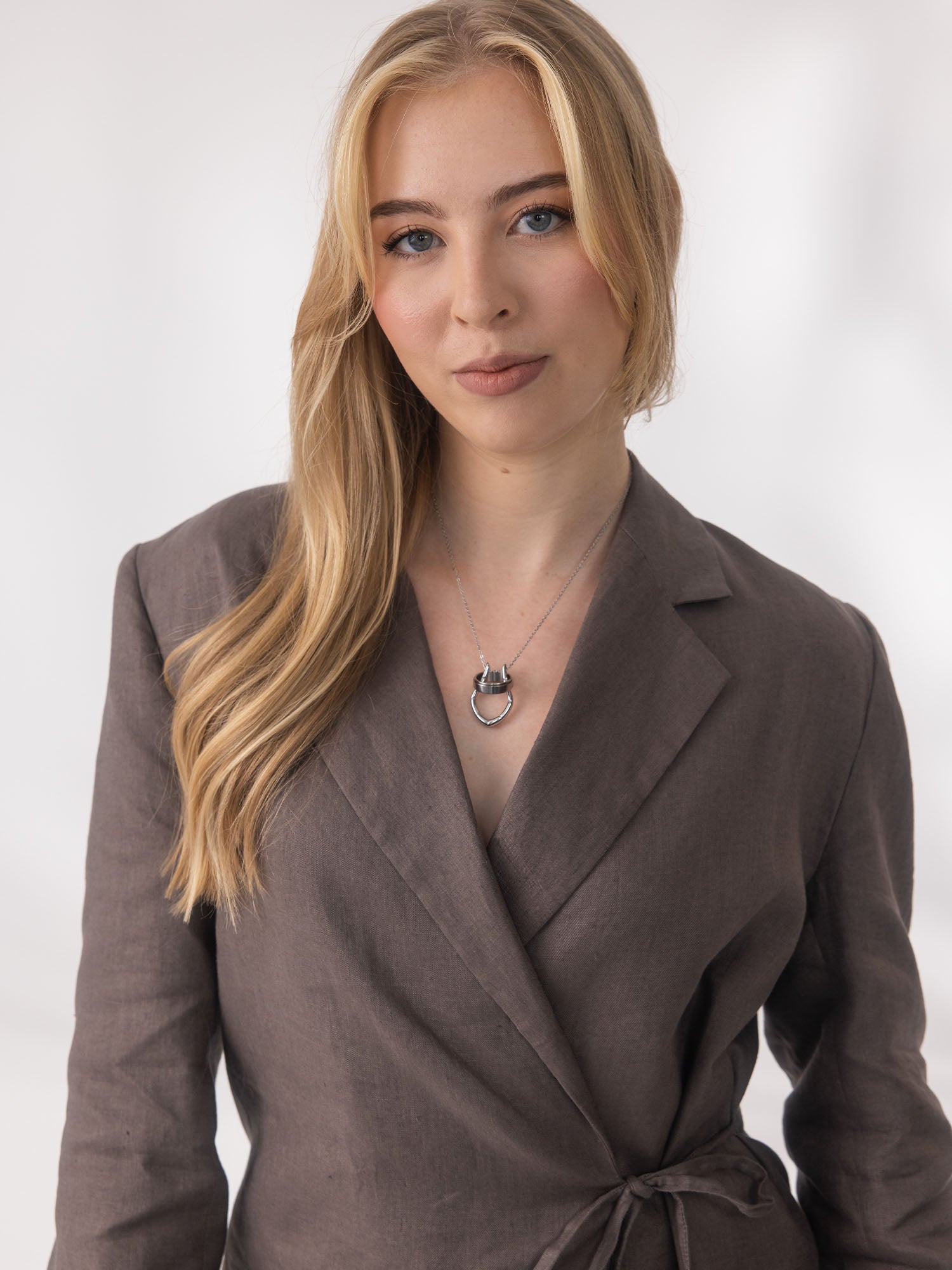 Ring-Halter Drop Necklace