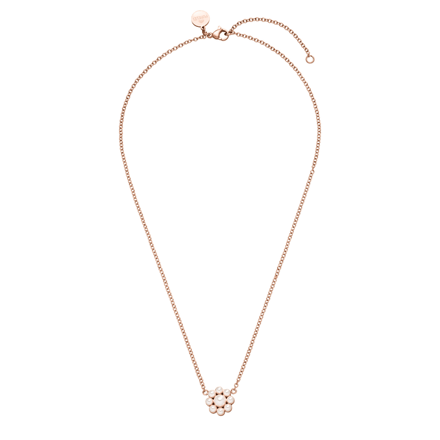 Roségoldene Kette mit Perlenanhänger von PURELEI, elegant und feminin.