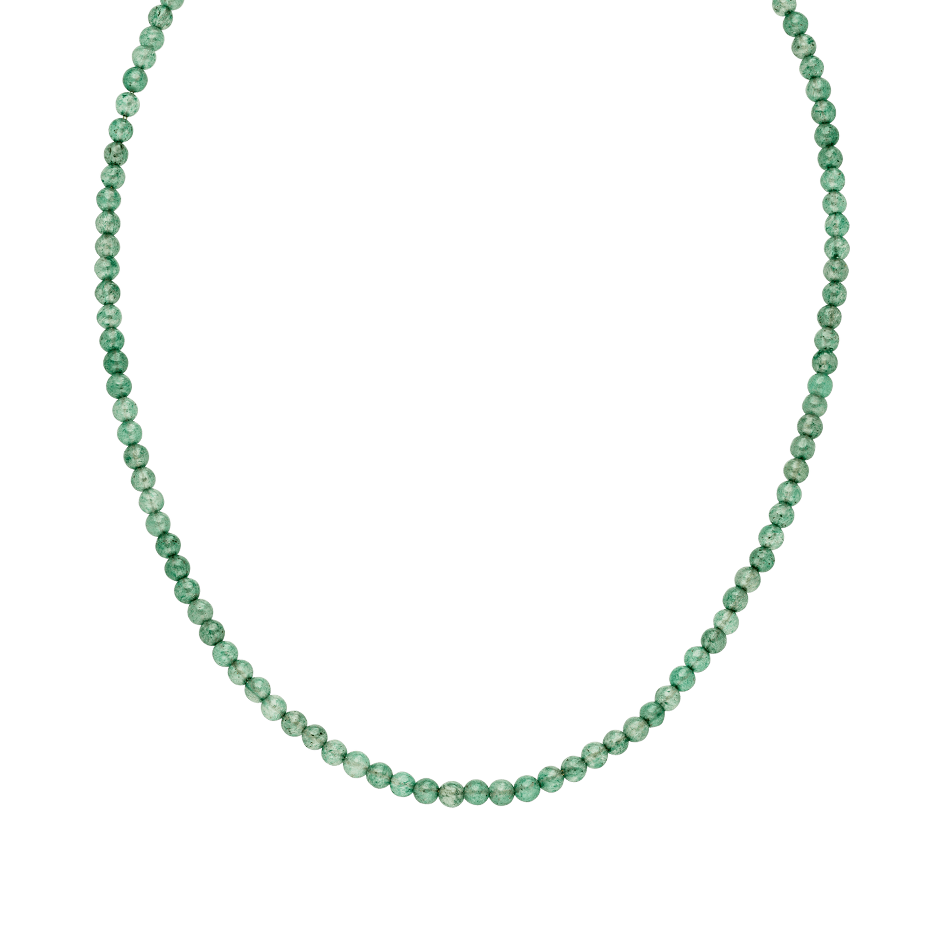 PURELEI Aventurine Kette mit grünen Aventurin-Perlen, edel und fein für entspannte, feminine Eleganz.