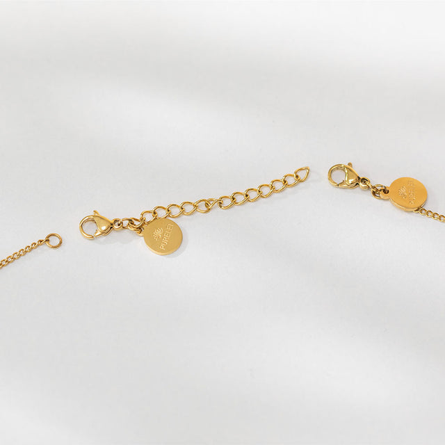 Extender Universal Kette aus 18K vergoldetem Edelstahl in elegantem Goldton, zart und vielseitig für Layering-Stile von PURELEI.