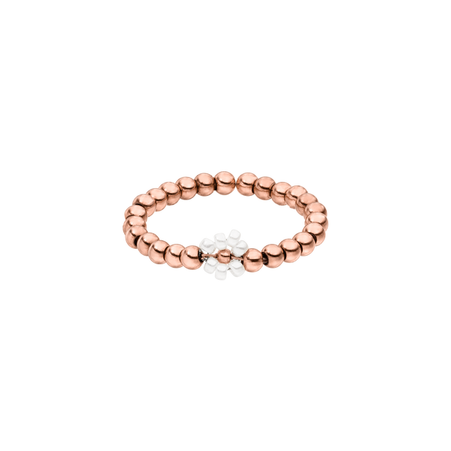 Roségoldenes Bead-Armband von PURELEI, elegant und modern mit glänzenden Kugeln.