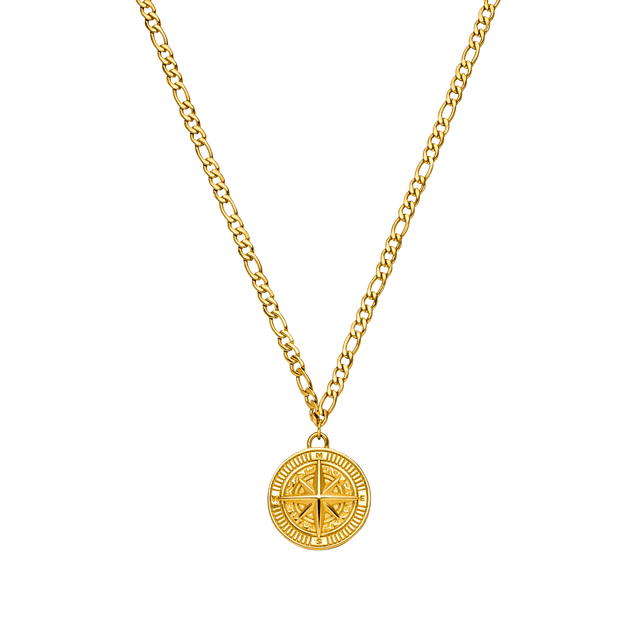 Compass Men Necklace - INT PURELEI