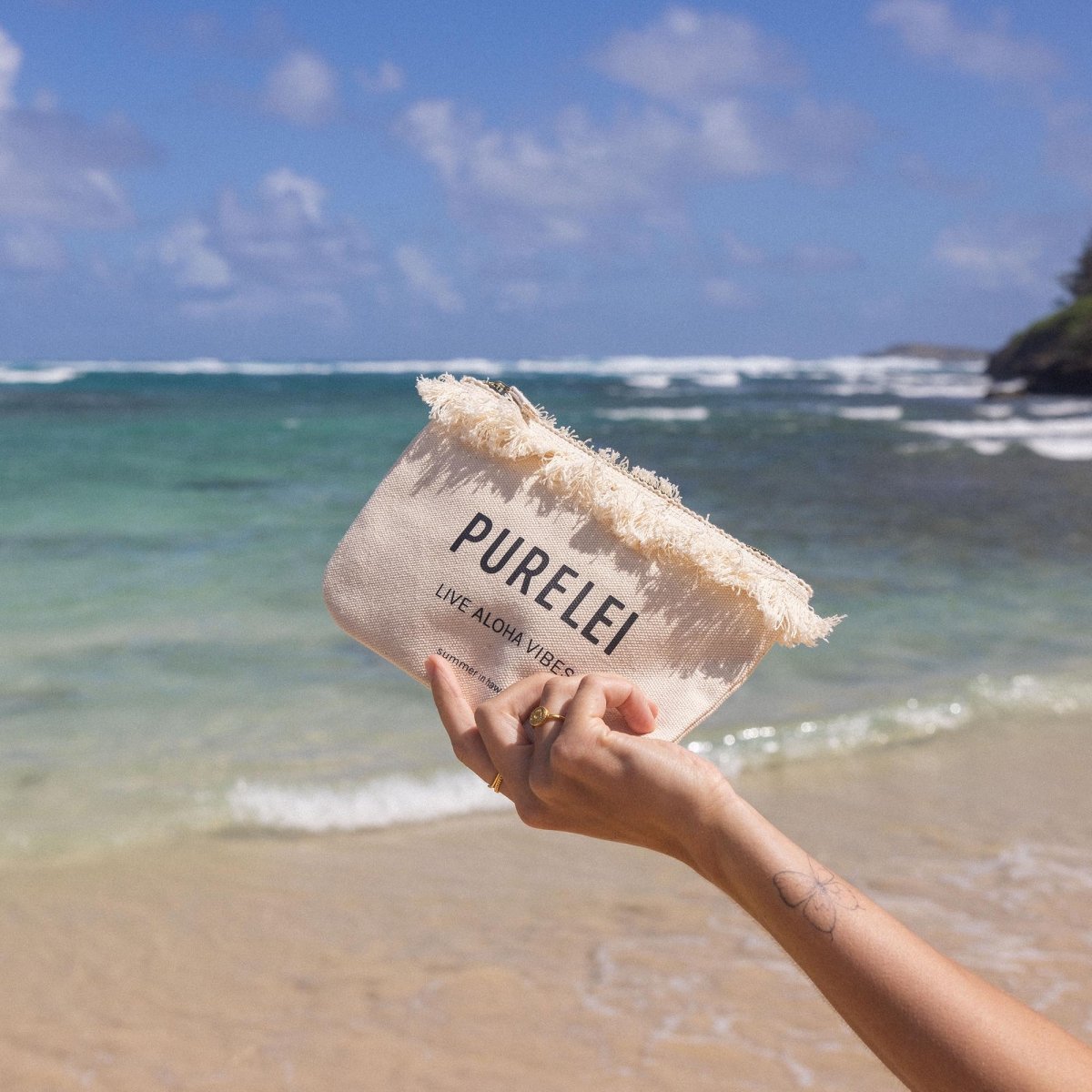 Cosmetic Bag Beige - INT PURELEI