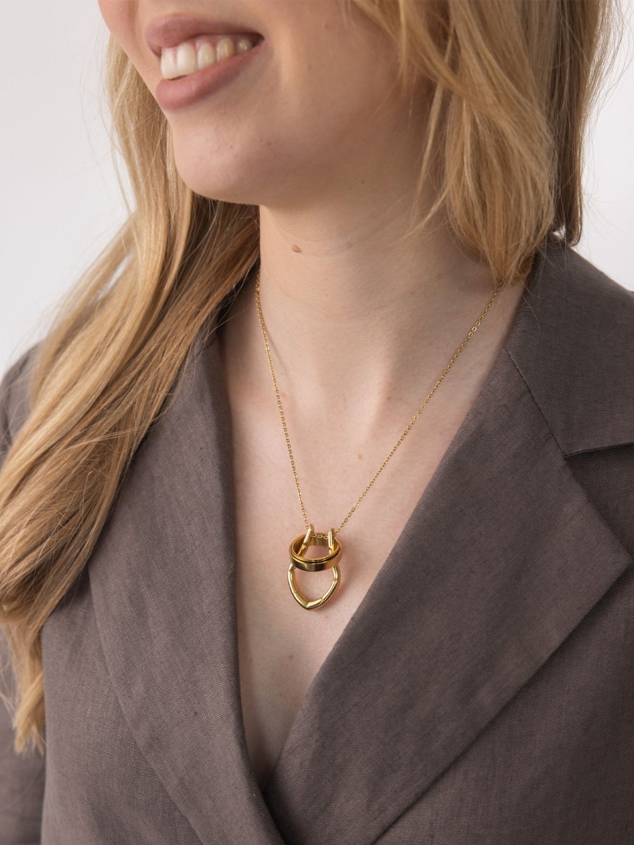Drop Ring Holder Necklace - INT PURELEI