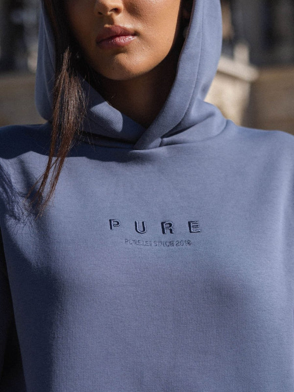 Feeling Pure Hoodie Dark Blue - INT PURELEI