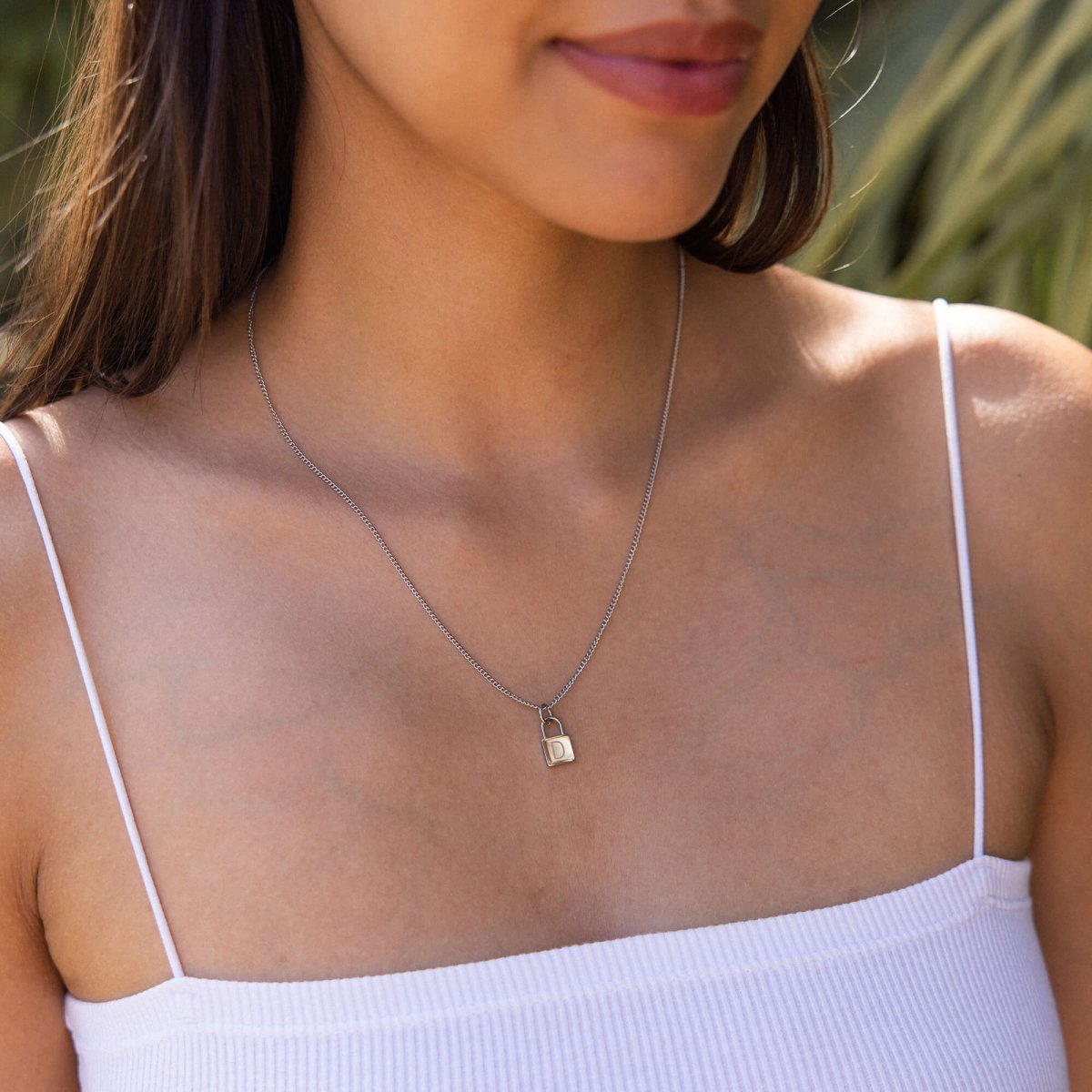 Padlock Charm Necklace - INT PURELEI