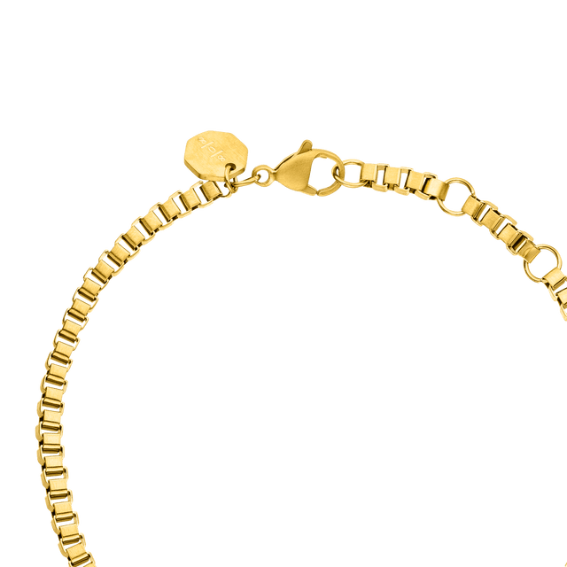 PURELEI Solidarity Armband aus 18K vergoldetem Edelstahl, edel und nickelfrei, klare Linien, zeitlose Eleganz.