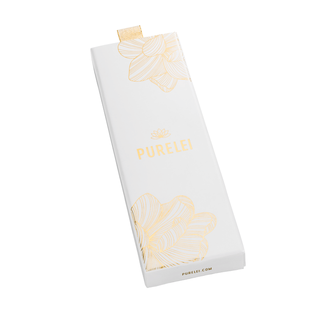 PURELEI Alima Brillenkette mit glänzenden Perlen an feiner Kette, edel verpackt in stilvoller Box